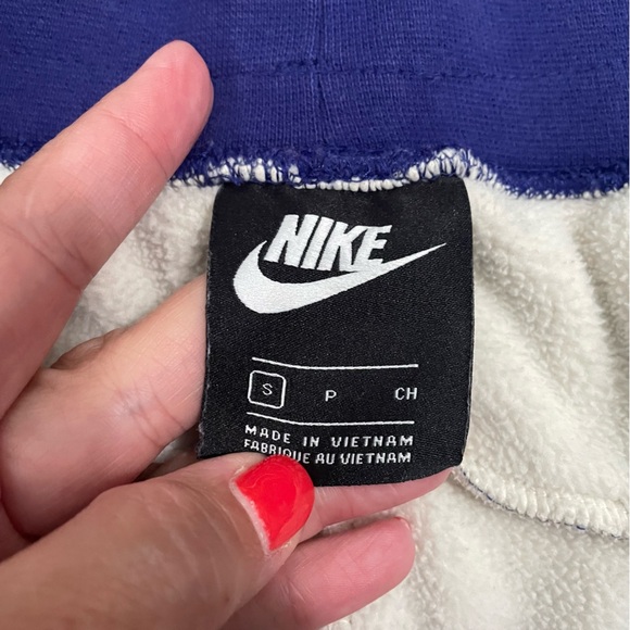 Nike Vintage Fleece Jogger Sweatpant Cream Purple Orange Size Small - Picture 5 of 10